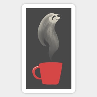 sloth coffee Sticker